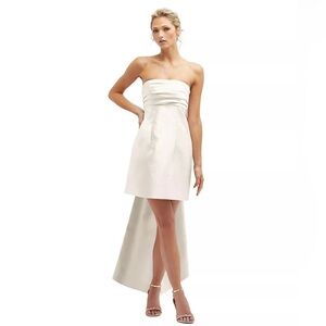 Alfred Sung Strapless Bow Dress